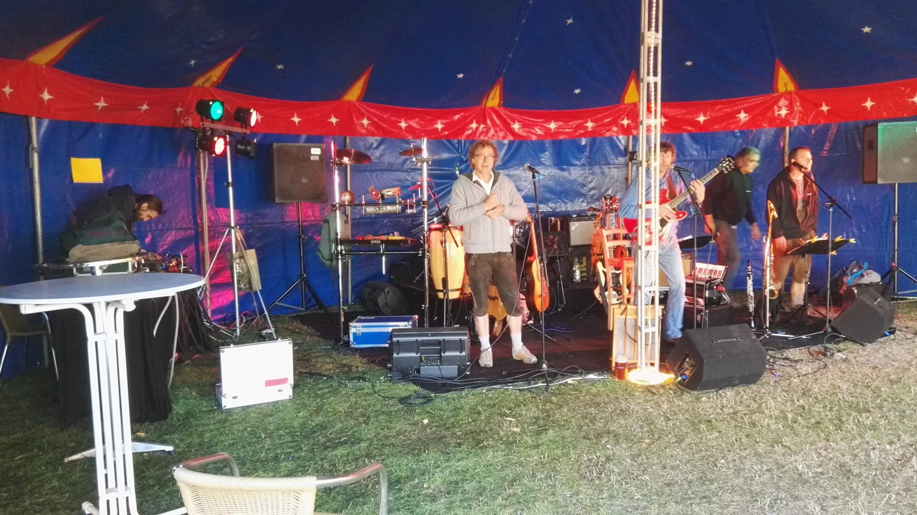 Zauberzelt auf dem Open Flair 2015